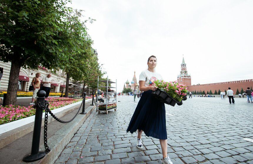 Фестиваль цветов в ГУМе 4 фото