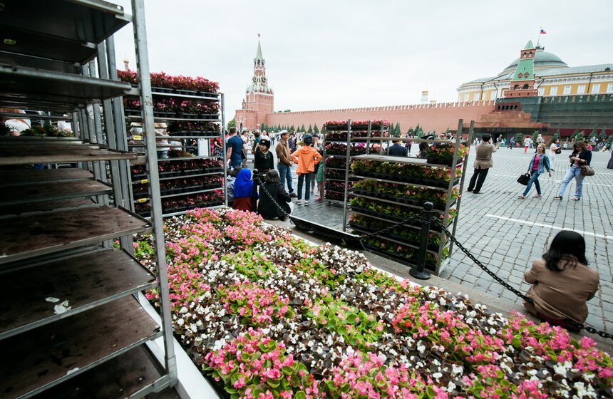 Фестиваль цветов в ГУМе 6 фото