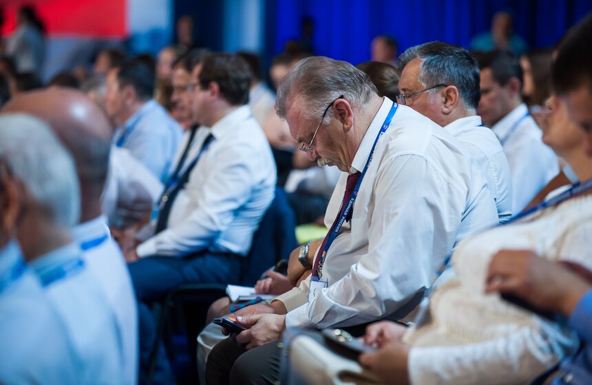 В Москве прошел съезд политической партии "Единая Россия" 10 фото