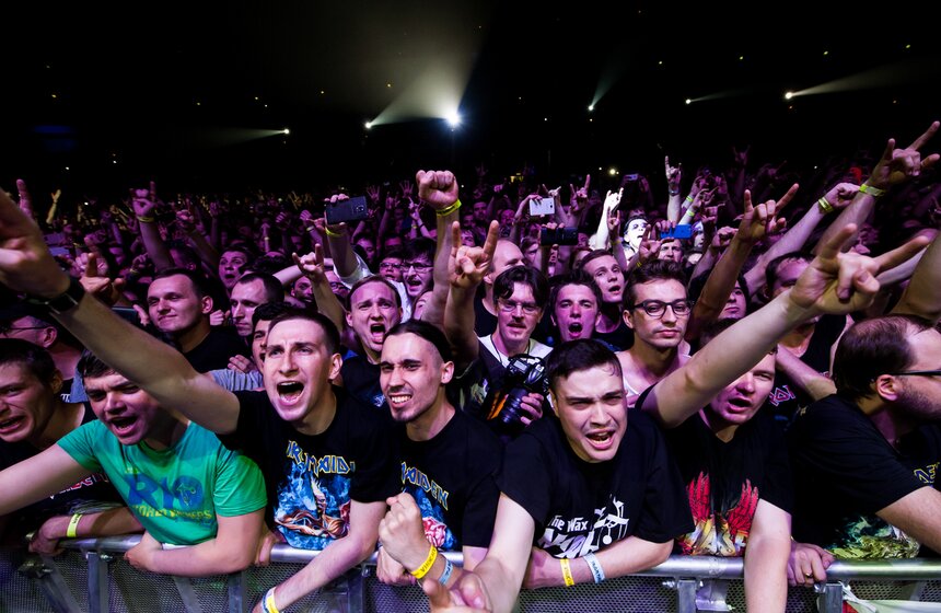 Концерт Iron Maiden в "Олимпийском" 14 фото