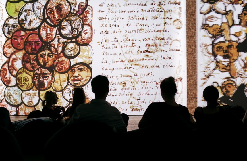 Выставка "Фрида Кало. Ожившие полотна" 19 фото