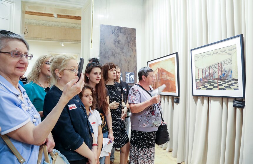 Экскурсия с участием робота-экскурсовода в Музее архитектуры 5 фото