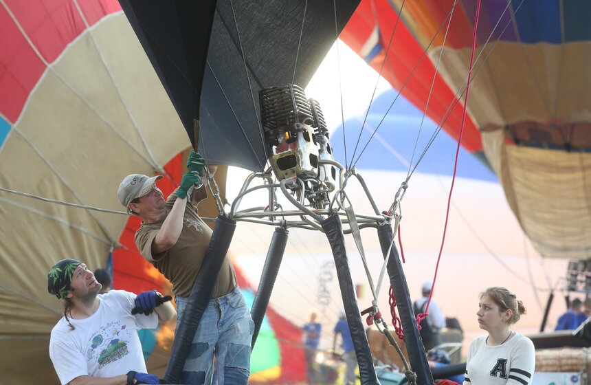 Фестиваль воздухоплавателей "Золотое кольцо России" 13 фото