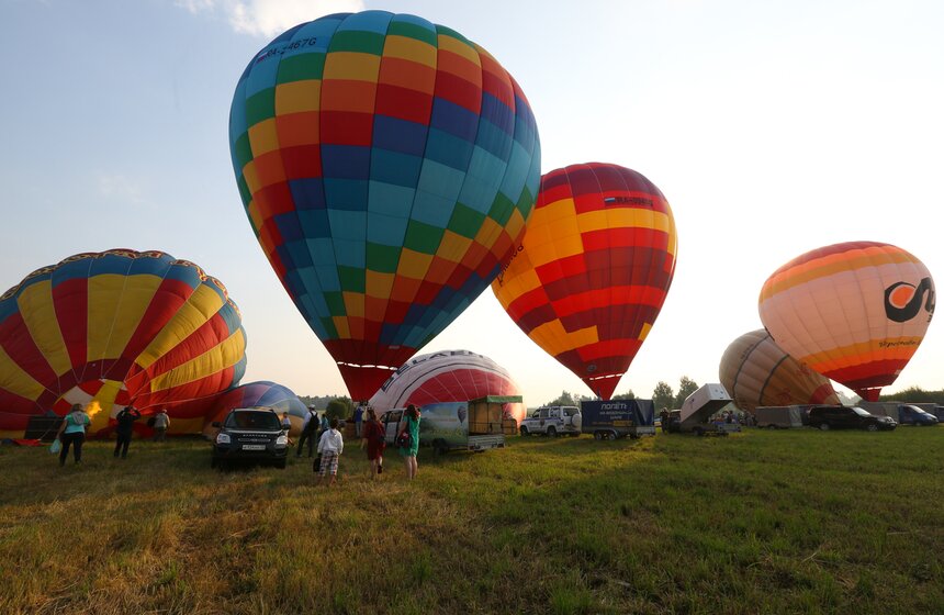Фестиваль воздухоплавателей "Золотое кольцо России" 8 фото