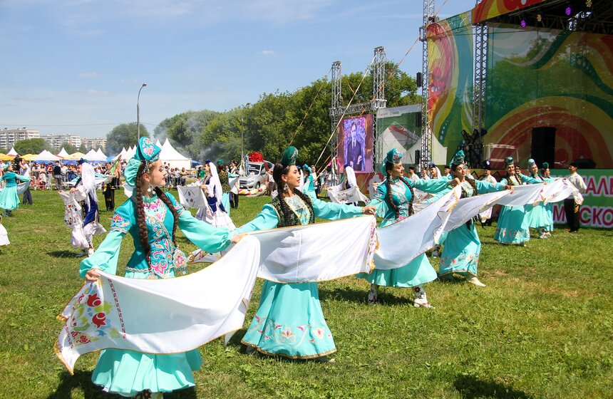 Праздник Сабантуй в парке "Коломенское" 9 фото