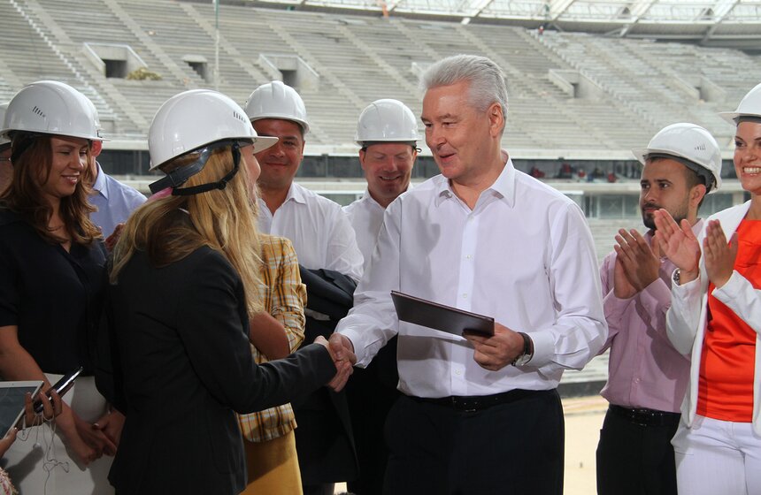 Мэр поздравил москвичей с 60-летием "Лужников" 14 фото