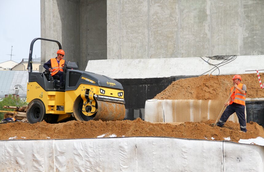 Сергей Собянин осмотрел ход строительства парка "Зарядье" 8 фото