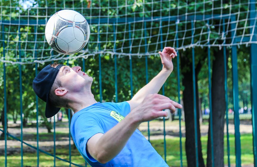 В "Лужниках" прошел "День спорта" 8 фото