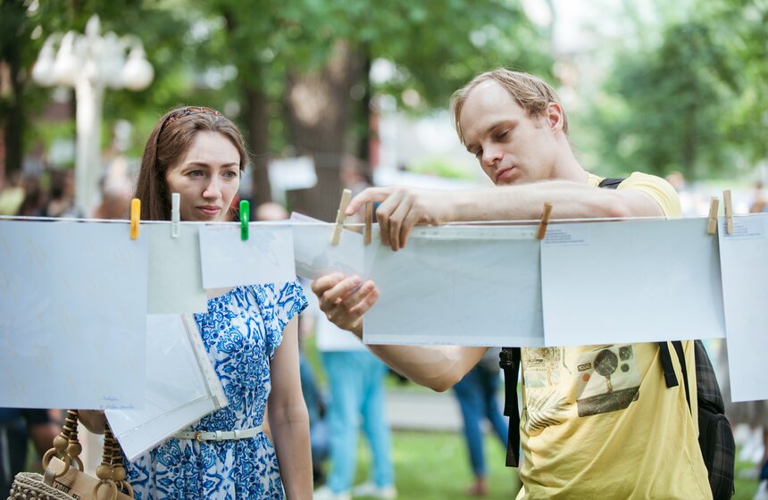 Летняя фотоакция "Сушка" от m24.ru в саду "Эрмитаж" 1 фото