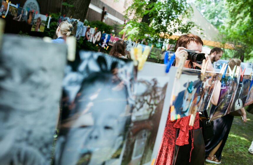 Летняя фотоакция "Сушка" от m24.ru в саду "Эрмитаж" 10 фото