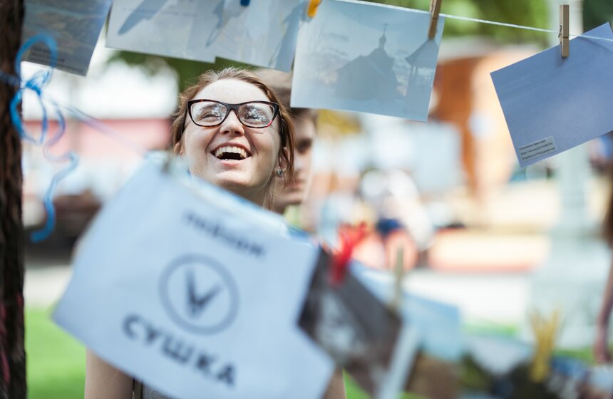 Летняя фотоакция "Сушка" от m24.ru в саду "Эрмитаж" 8 фото