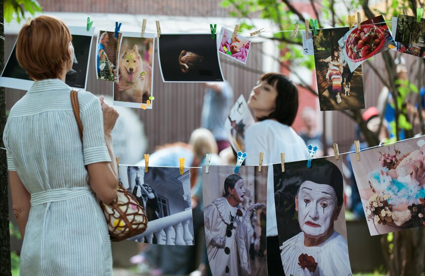 Летняя фотоакция "Сушка" от m24.ru в саду "Эрмитаж" 34 фото