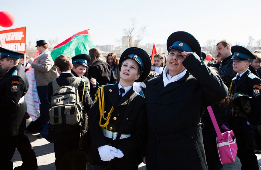 Прошел фестиваль "Детское движение Москвы салютует космонавтам" 25 фото