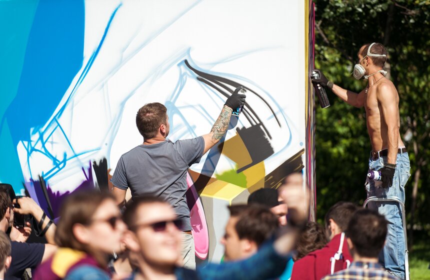 Граффити-фестиваль в МУЗЕОНе 26 фото