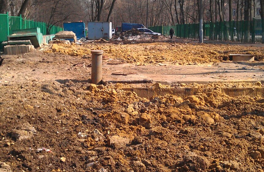 На улице Вострухина не доделали реконструкцию теплоцентрали 1 фото