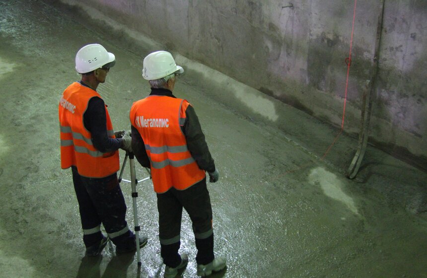 Мэр осмотрел ход строительства станции метро "Минская" 4 фото