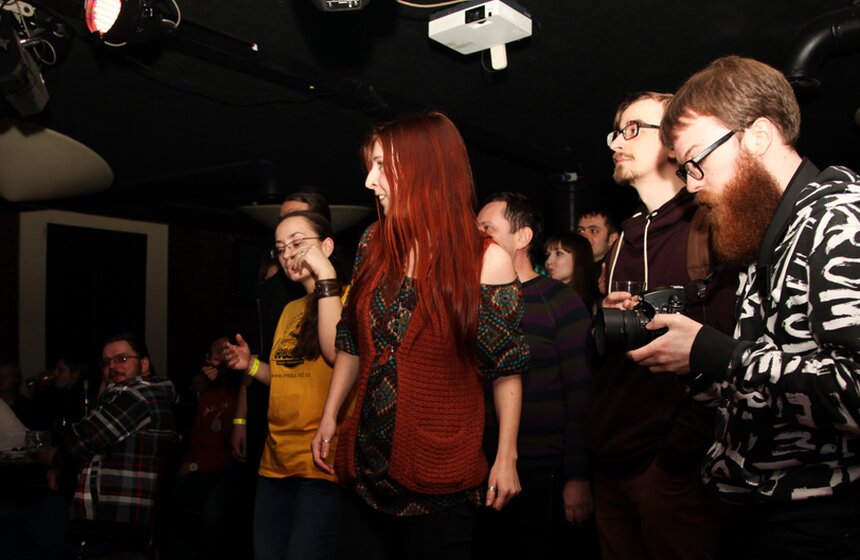В столице выступила питерская андеграунд-группа "НОМ" 9 фото