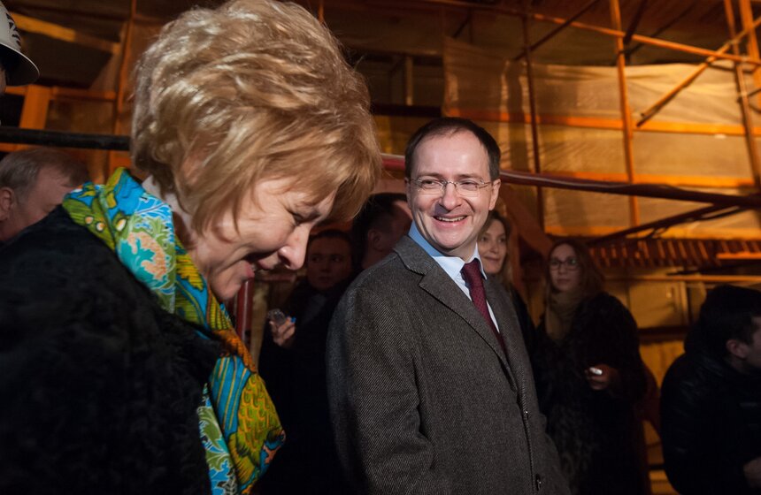 Владимир Мединский проверил ход реконструкции Малого театра 20 фото