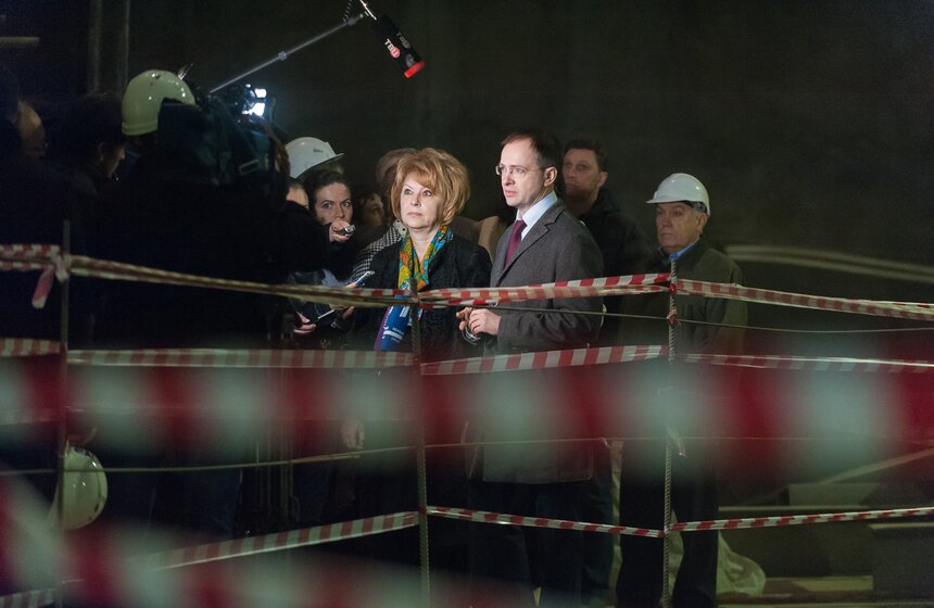 Владимир Мединский проверил ход реконструкции Малого театра 27 фото