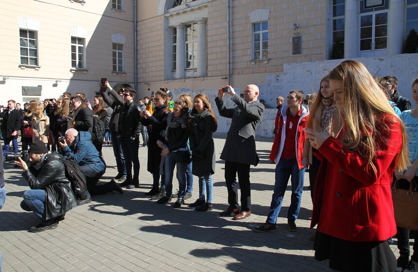 Театр имени Пушкина с фрагментом спектакля "Рождество О.Генри" 8 фото