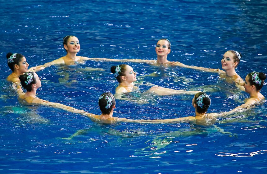 Чемпионат Москвы по синхронному плаванию завершился 2 апреля 4 фото