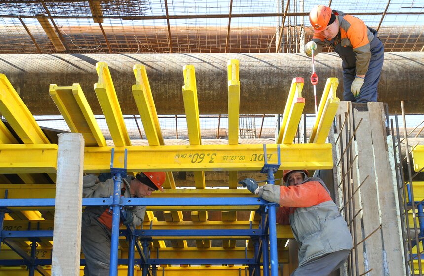 Мэр осмотрел строящуюся станцию "Мичуринский проспект" 20 фото