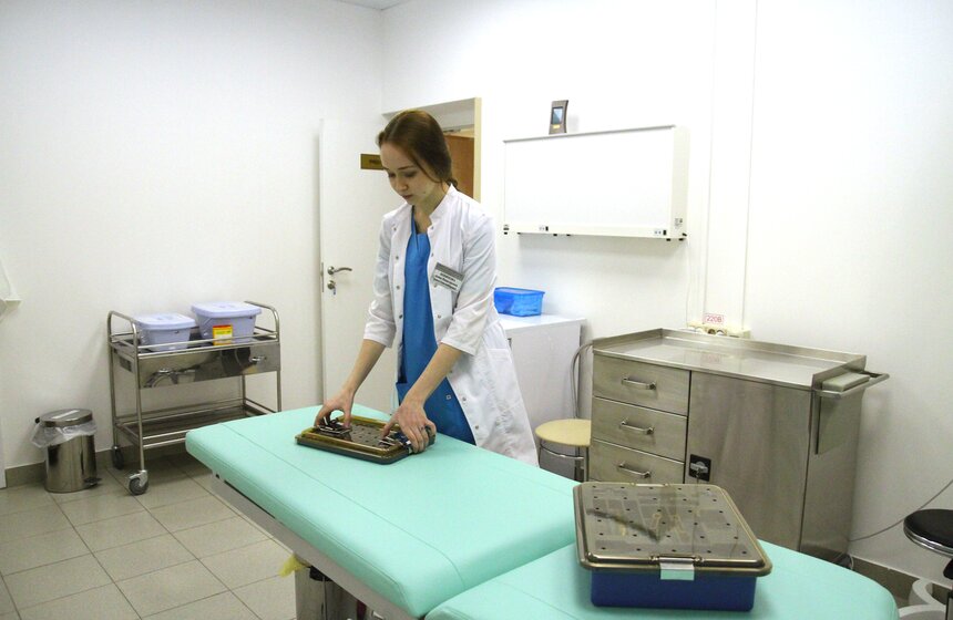 Сергей Собянин посетил Центр радиохирургии НИИ Склифосовского 4 фото