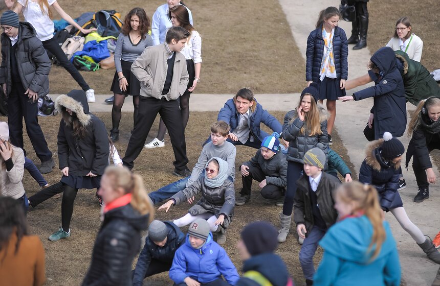 Спортивный праздник в Московском дворце пионеров 22 фото