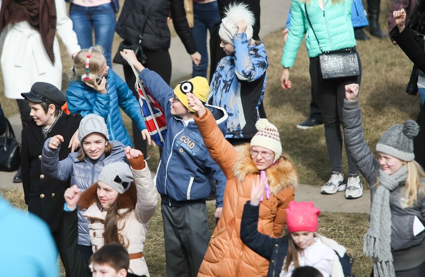 Спортивный праздник в Московском дворце пионеров 21 фото