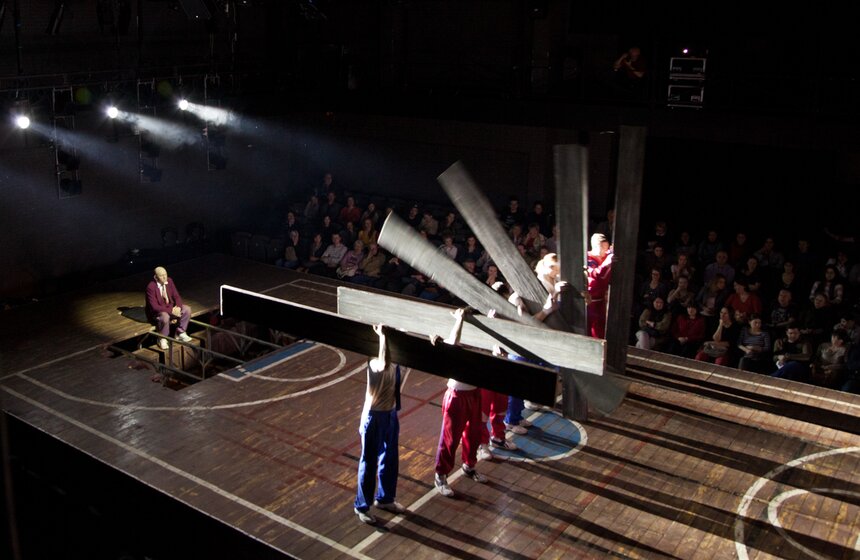 Спектакли "Золотой маски": "Земля" Александринского театра 38 фото