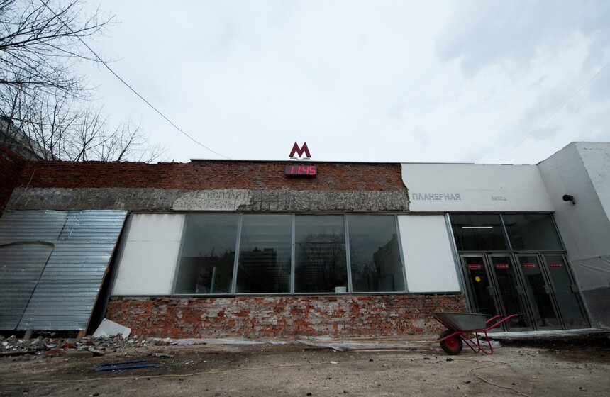 Журналистам продемонстрировали ход работ на станции "Планерная" 13 фото