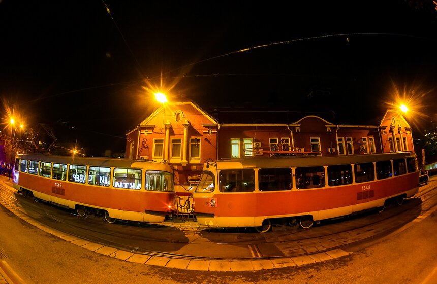 Наземный городской транспорт отрепетировал парад трамваев 11 фото