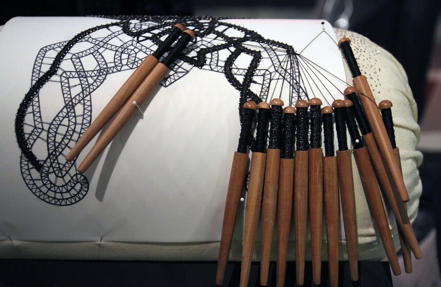 В Москве открылась выставка "Кружево напоказ" 3 фото