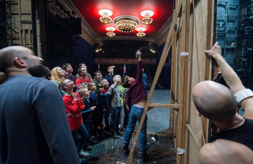 "Ночь в театре" в МТЮЗе 20 фото