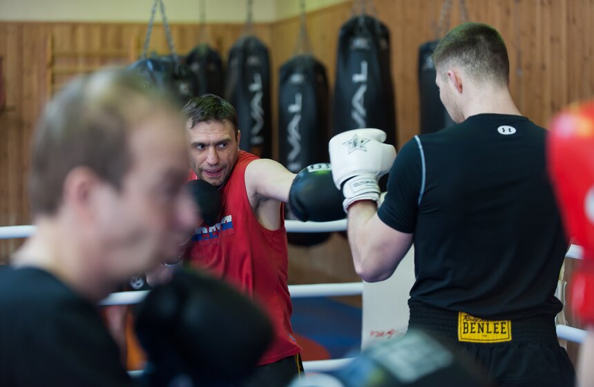 Тренировка по шахбоксу в "Сокольниках" 9 фото