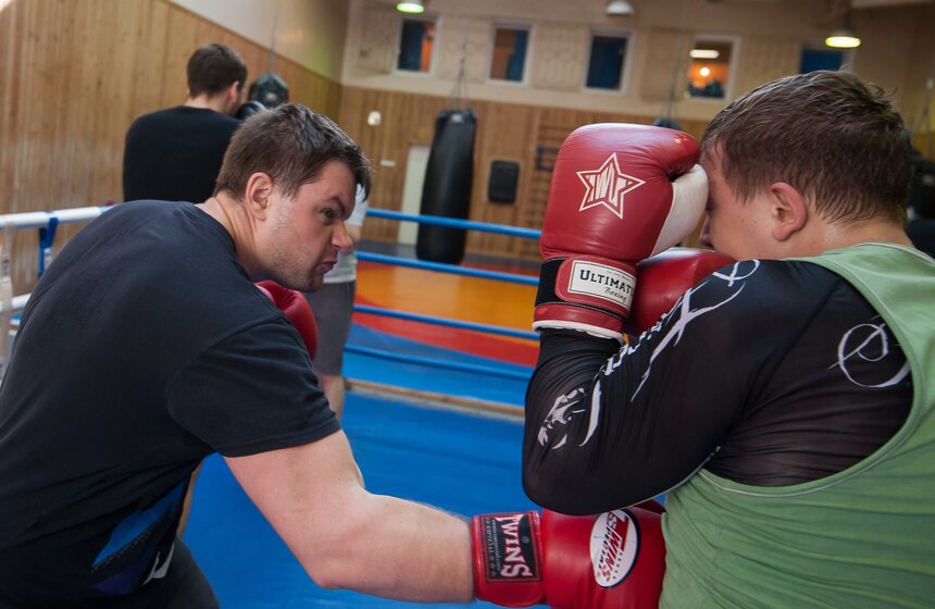 Тренировка по шахбоксу в "Сокольниках" 16 фото