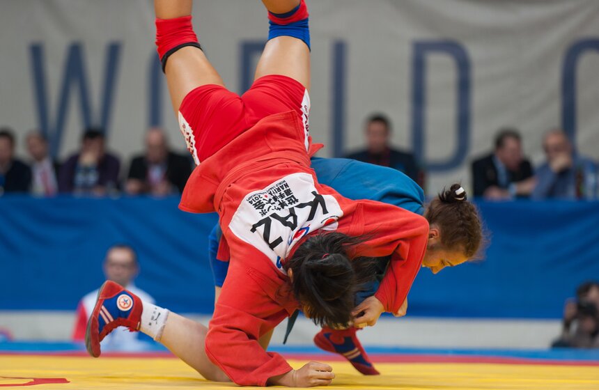 Кубок мира по самбо в "Лужниках" 14 фото