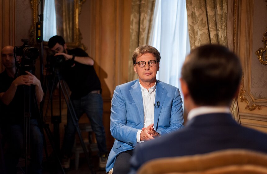 Игорь Левитин на записи программы "Важная персона" 2 фото