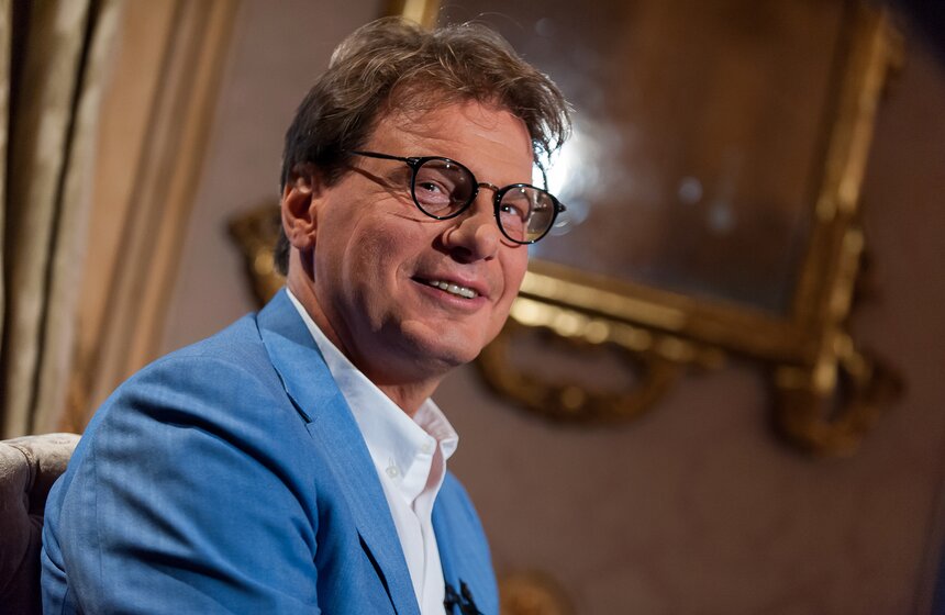 Игорь Левитин на записи программы "Важная персона" 6 фото