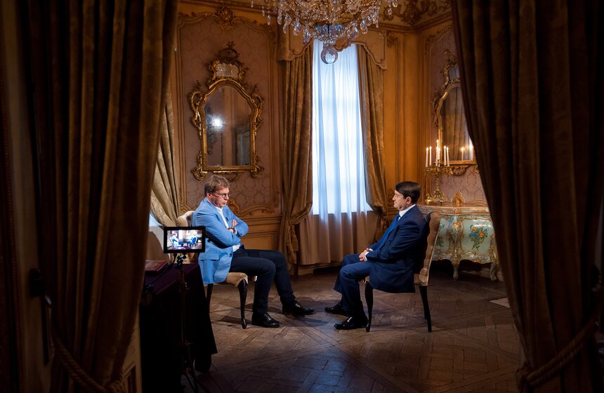 Игорь Левитин на записи программы "Важная персона" 13 фото