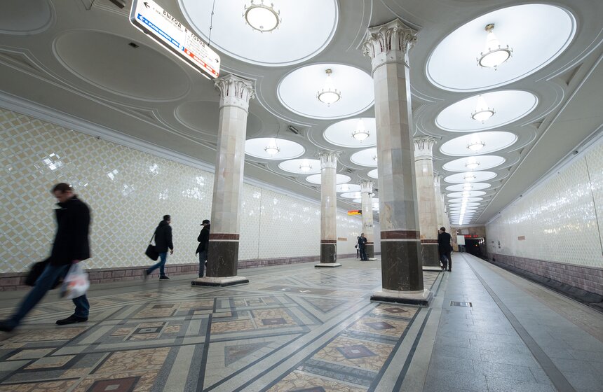 Как проходят реставрационные работы на станции "Киевская" 5 фото