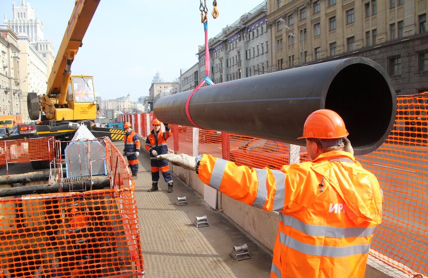 Завершается реконструкция водопровода под Садовым кольцом 12 фото