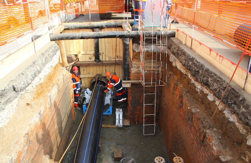 Завершается реконструкция водопровода под Садовым кольцом 5 фото