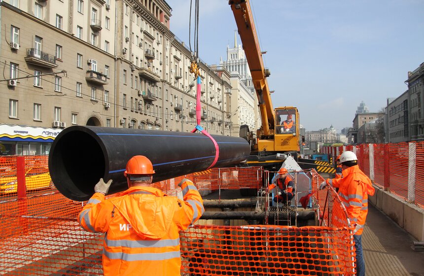 Завершается реконструкция водопровода под Садовым кольцом 13 фото