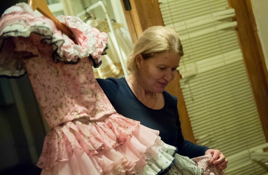 Ночная "Экскурсия по закулисью" в театре Моссовета 16 фото