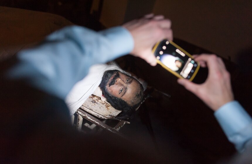 Ночное "Путешествие по закулисью" в Театре на Таганке 25 фото