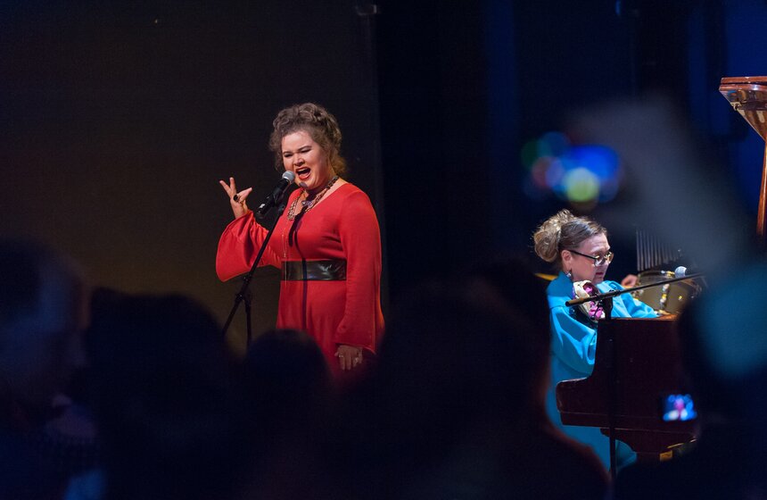 Ночное "Путешествие по закулисью" в Театре на Таганке 24 фото