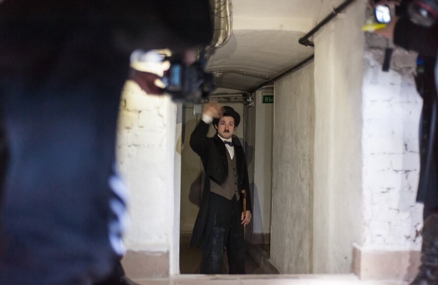 Ночное "Путешествие по закулисью" в Театре на Таганке 20 фото