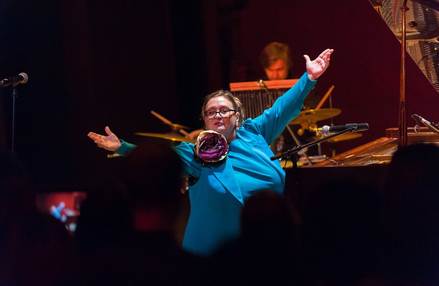 Ночное "Путешествие по закулисью" в Театре на Таганке 22 фото