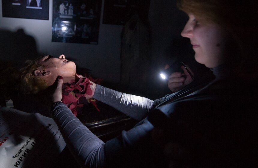 Ночное "Путешествие по закулисью" в Театре на Таганке 12 фото